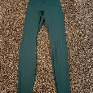 Green High-Waisted LULULEMON Leggings